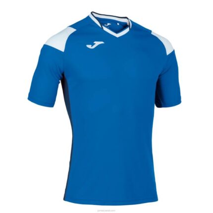 Joma 82P4R1467 الأزرق الملكي الأبيض والأزرق الداكن قميص قصير الأكمام طاقم ثالثا رجال