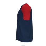 Joma 82P4R1474 الأزرق الداكن الأحمر قميص بأكمام قصيرة أكاديمية رابعا رجال - Image 3