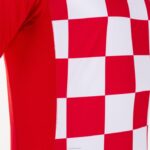 Joma 82P4R1523 احمر ابيض قميص بأكمام قصيرة العلم الثاني رجال - Image 4