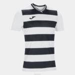 Joma 82P4R1524 أبيض أسود قميص بأكمام قصيرة europa iv رجال
