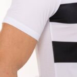 Joma 82P4R1524 أبيض أسود قميص بأكمام قصيرة europa iv رجال - Image 4