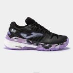 Joma 82P4R1566 أسود أرجواني احذية ت.سلام 23 طين نحيف