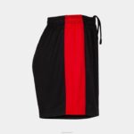 Joma 82P4R1569 أسود أحمر شورت ماكسي نحيف - Image 4
