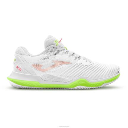 Joma 82P4R1583 أبيض أخضر أحذية تي نقطة 23 محكمة صلبة نحيف