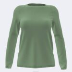 Joma 82P4R1597 الكاكي قميص بأكمام طويلة دافني نحيف