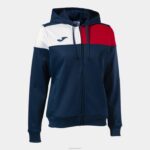 Joma 82P4R1601 الأزرق الداكن الأحمر الأبيض طاقم سترة مقنعين v نحيف