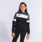Joma 82P4R1621 أسود أبيض رمادي غامق طاقم سترة مقنعين رابعا نحيف - Image 2