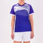Joma 82P4R1622 أبيض أرجواني قميص بأكمام قصيرة سوبر نوفا الثاني نحيف - Image 2