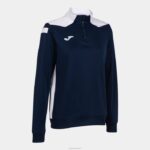 Joma 82P4R1644 الأزرق الداكن الأبيض بطولة قميص من النوع الثقيل vi نحيف