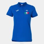 Joma 82P4R1650 الأزرق الملكي قميص بولو قصير الاكمام الاتحاد الايطالي للتنس نحيف