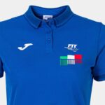 Joma 82P4R1650 الأزرق الملكي قميص بولو قصير الاكمام الاتحاد الايطالي للتنس نحيف - Image 3