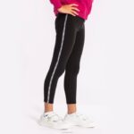 Joma 82P4R1657 أسود لباس ضيق طويل حنا نحيف - Image 4