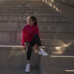 Joma 82P4R1657 أسود لباس ضيق طويل حنا نحيف - Image 10