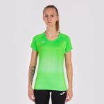 Joma 82P4R1683 الفلورسنت الأخضر الأبيض قميص قصير الأكمام النخبة السابع نحيف - Image 2