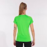Joma 82P4R1683 الفلورسنت الأخضر الأبيض قميص قصير الأكمام النخبة السابع نحيف - Image 3