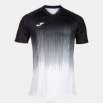Joma 82P4R168 أبيض أسود قميص بأكمام قصيرة النمر الرابع رجال - Image 8