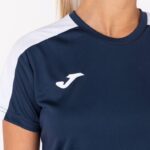 Joma 82P4R1696 الأزرق الداكن الأبيض أكاديمية قميص بأكمام قصيرة iii نحيف - Image 3