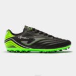 Joma 82P4R16 أسود أخضر نيون حذاء كرة القدم aguila 22 العشب الصناعي