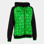 Joma 82P4R1708 أسود أخضر نيون سترة سوبرنوفا مقنعين III نحيف