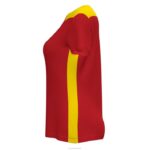 Joma 82P4R1709 احمر اصفر بطولة قميص قصير الأكمام سادسا نحيف - Image 2