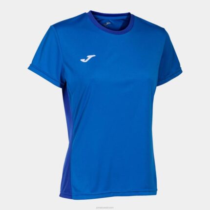 Joma 82P4R1712 الأزرق الملكي قميص قصير الأكمام الفائز الثاني نحيف