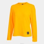 Joma 82P4R1728 البرتقالي مستكشف قميص طويل الأكمام نحيف