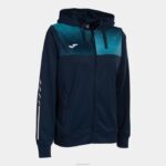 Joma 82P4R1738 الأزرق الداكن الفيروز الفلوريسنت سترة مقنعين صديقة للبيئة سوبرنوفا نحيف