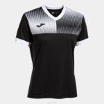 Joma 82P4R1746 أسود أبيض قميص بأكمام قصيرة مستعر أعظم صديق للبيئة نحيف