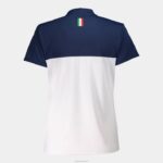 Joma 82P4R1756 الأزرق الداكن الأبيض قميص بولو قصير الاكمام لاتحاد التنس والباديل الايطالى نحيف - Image 2