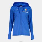 Joma 82P4R1758 الأزرق الملكي جاكيت بغطاء رأس fidal 23/24 نحيف