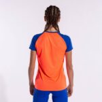 Joma 82P4R1761 نيون المرجان الأزرق الملكي قميص قصير الأكمام النخبة x نحيف - Image 4