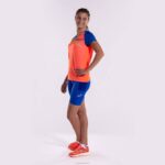 Joma 82P4R1761 نيون المرجان الأزرق الملكي قميص قصير الأكمام النخبة x نحيف - Image 5