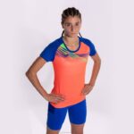 Joma 82P4R1761 نيون المرجان الأزرق الملكي قميص قصير الأكمام النخبة x نحيف - Image 7