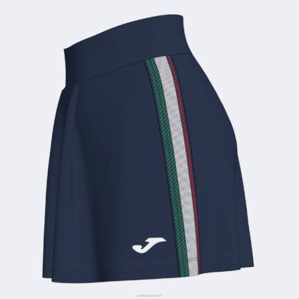 Joma 82P4R1776 الأزرق الداكن الاتحاد التنورة الايطالية للتنس والبديل نحيف