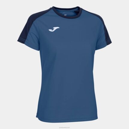 Joma 82P4R1784 الأزرق الداكن قميص البطولة البيئية قصيرة الأكمام نحيف