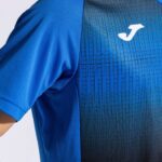 Joma 82P4R182 الأزرق الملكي الأسود قميص بأكمام قصيرة النمر v رجال - Image 6