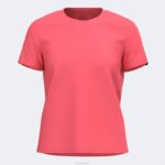 Joma 82P4R1837 لون القرنفل قميص قصير الاكمام صحراوي نحيف
