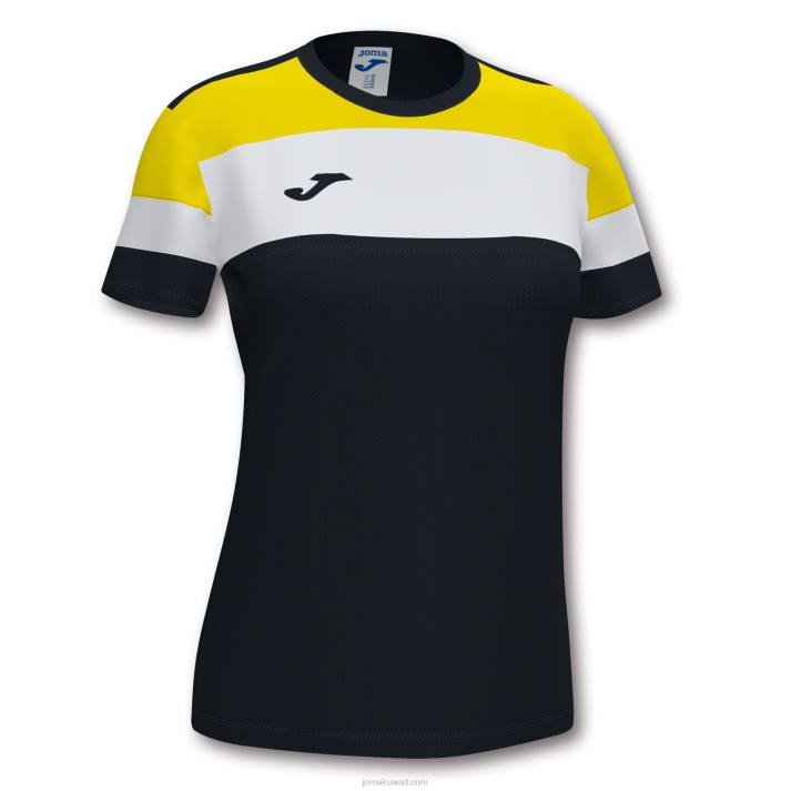joma_82p4r1850_d8a3d8b3d988d8af_d8a3d8b5d981d8b1_d8a3d8a8d98ad8b6_d982d985d98ad8b5_d8a8d8a3d983d985d8a7d985_d982d8b5d98ad8b1d8.jpg Joma 82P4R1850 أسود أصفر أبيض قميص بأكمام قصيرة طاقم رابعا نحيف - Image 1
