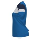 Joma 82P4R1873 الأزرق الملكي الأزرق الداكن الأبيض قميص بأكمام قصيرة طاقم رابعا نحيف - Image 3