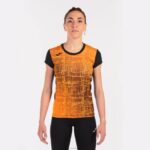 Joma 82P4R1893 برتقالة سوداء قميص قصير الأكمام النخبة الثامن نحيف - Image 2