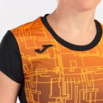 Joma 82P4R1893 برتقالة سوداء قميص قصير الأكمام النخبة الثامن نحيف - Image 8