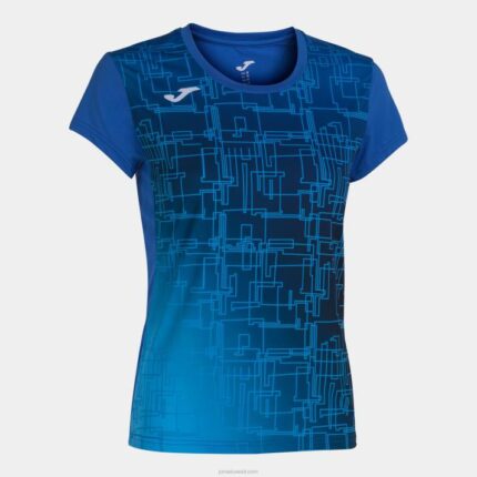 Joma 82P4R1894 الأزرق الملكي قميص قصير الأكمام النخبة الثامن نحيف