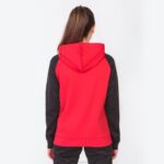 Joma 82P4R1896 أحمر أسود أكاديمية جاكيت مقنع رابعًا نحيف - Image 3