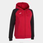 Joma 82P4R1896 أحمر أسود أكاديمية جاكيت مقنع رابعًا نحيف - Image 7