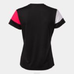 Joma 82P4R1915 أسود أبيض وردي قميص طاقم قصير الأكمام v نحيف - Image 2