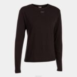 Joma 82P4R1946 أسود قميص بأكمام طويلة دافني نحيف
