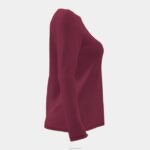 Joma 82P4R1952 بورجوندي قميص طويل الأكمام عضوي نحيف - Image 2