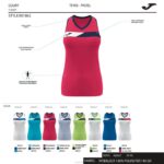 Joma 82P4R1964 أبيض أحمر أزرق كحلي بلا أكمام تي شيرت المحكمة نحيف - Image 2