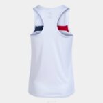 Joma 82P4R1964 أبيض أحمر أزرق كحلي بلا أكمام تي شيرت المحكمة نحيف - Image 3