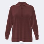 Joma 82P4R1970 بورجوندي دافني سترة مقنعين نحيف